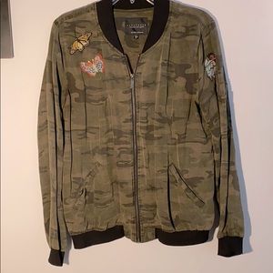 Camo sanctuary bomber jacket